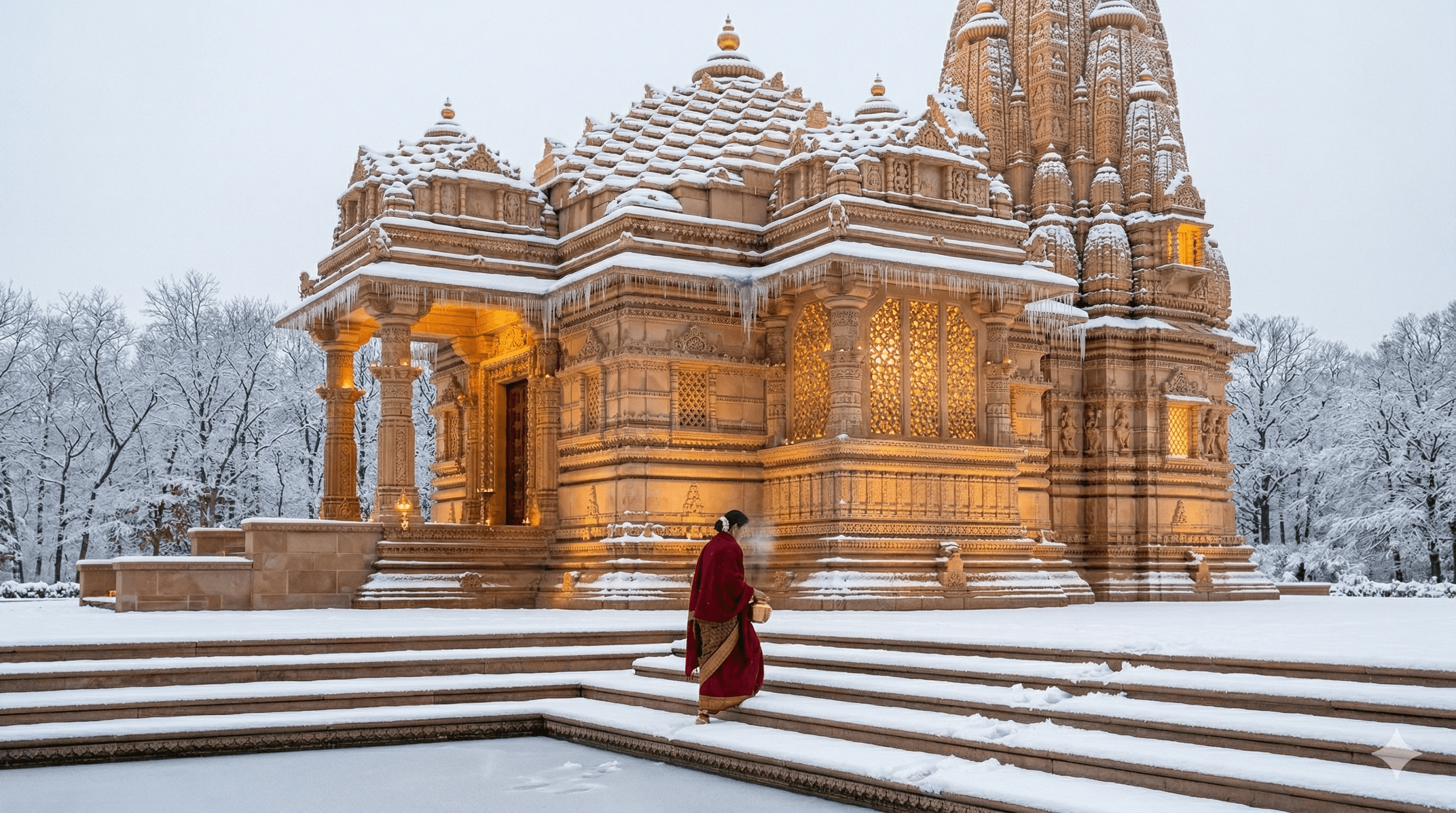 Temple in Winter